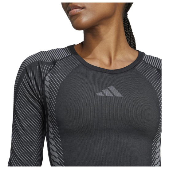 Adidas Γυναικεία μακρυμάνικη μπλούζα Seamless Knitted Long Sleeve Tee Adidas Γυναικεία μακρυμάνικη μπλούζα Seamless Knitted Long Sleeve Tee